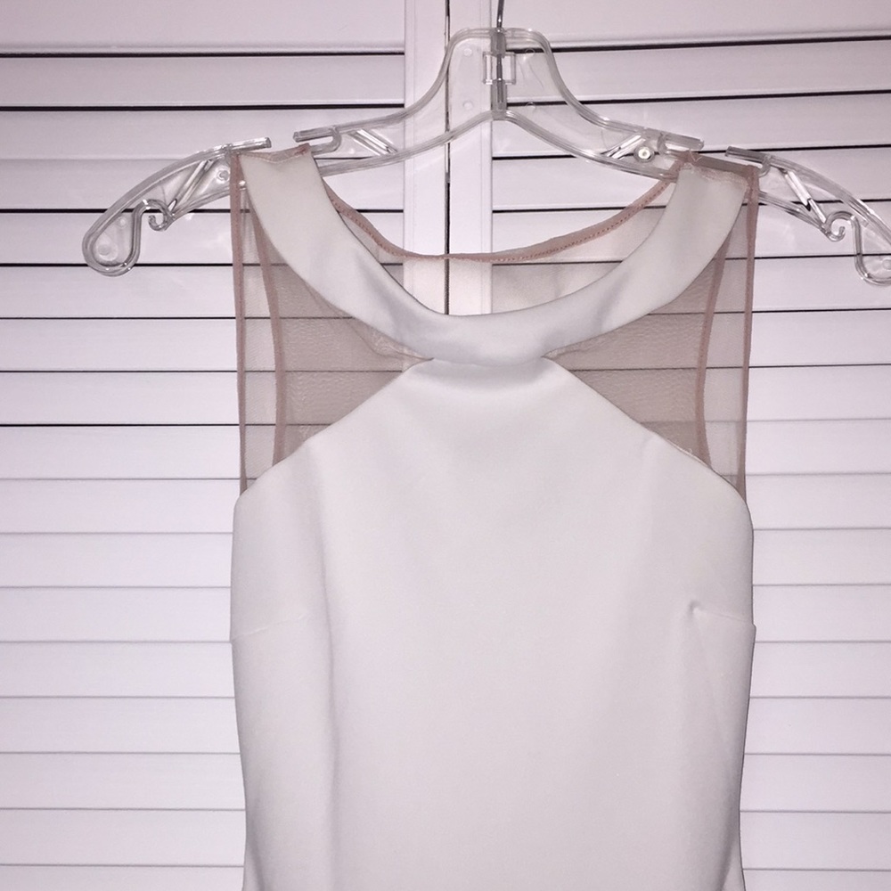 Sexy maxi dress/gown with mesh back w/ high splits - Picture 4 of 8